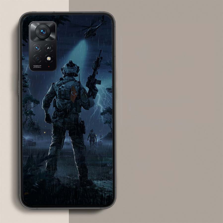 Power Army Soldier Phone Case For Redmi Note 14+ 13 Pro Plus 14C 13C 12C 12 10A 10C 10 9 8 9A 9C 9T 8A 7 Pro Xiaomi Capa Cover C