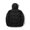 Li Ning Kung Fu Series Solid Color Loose Short Hooded Long Sleeve Down Jacket Men Outerwear Black AYMU307-2