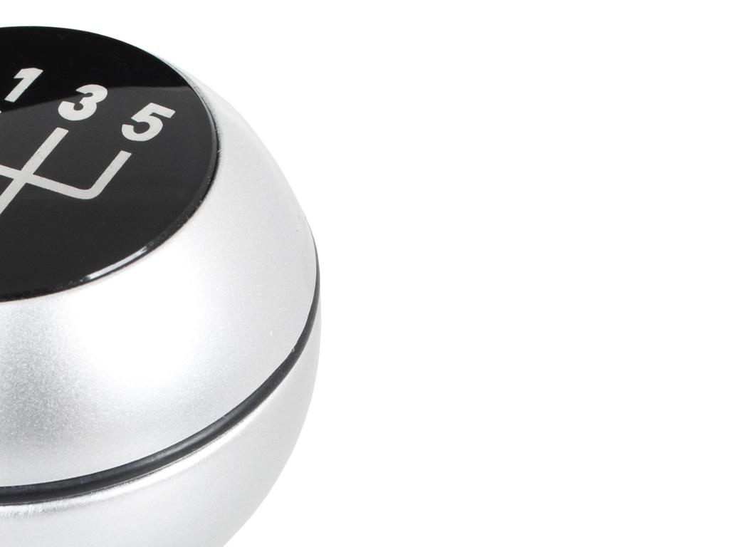 BMW E39 E46 E53 E60 E61 E81 E82 E83 E85 E87 E90 E91 E92 E93 gear shift knob SILVER+CHROME 5 SPEED
