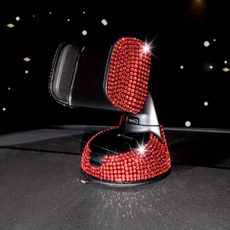 Luxury Rhinestone Car Phone Holder Multi-Functional, Rotating Suction Cup Mount with Sparkling Crystals for Dashboard Phone Holder for Car