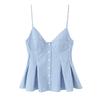 Thin Camisole Slim Fit Short Top for Women Camisole Slim-Fit Crop-Top