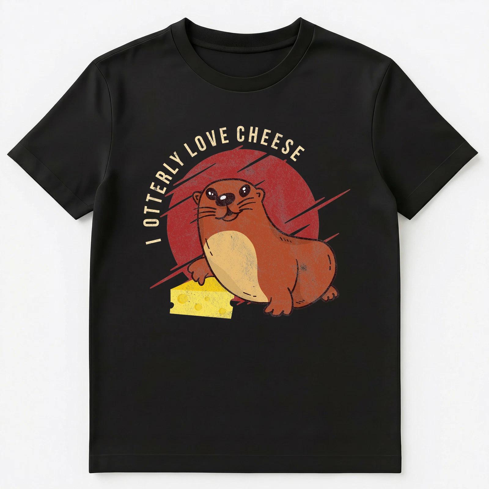 Funny Cute Otter Pun Cheese Lover Unisex T-Shirt 4XL