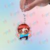 Fashion Game Dispatch Art Keychain for Accessories Funny Waterboy Sonar Prism Gaming Keyrings Key Chains Fans Gifts