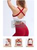 Women's Seamless Yoga Vest with Padded Beautiful Back Square Neck Tank Top 