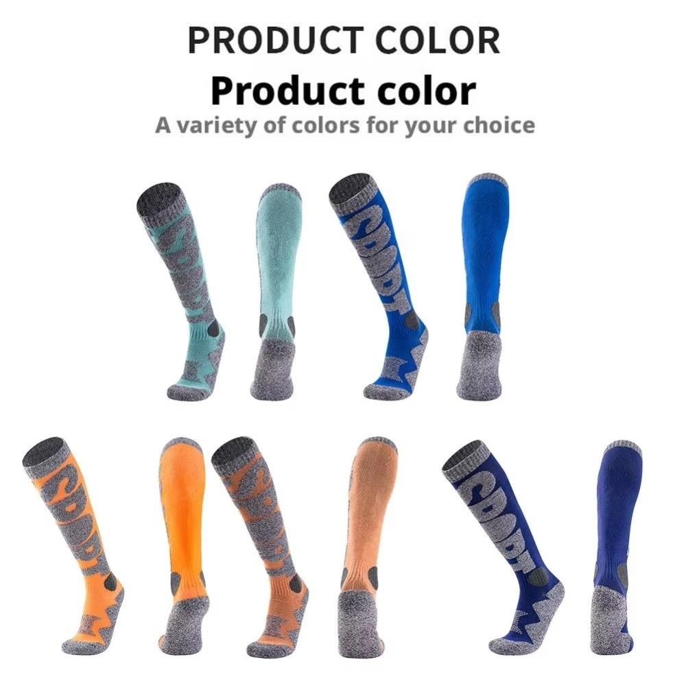 Warm Thermal Socks Breathable Knee High Socks Fashion Winter Ski Socks  for Winter Sports
