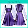 Cosplay Addams Purple School Uniform Costume Halloween Party Gift