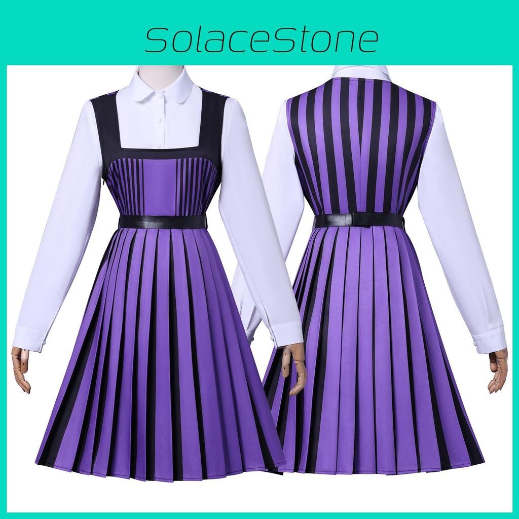 Cosplay Addams Purple School Uniform Costume Halloween Party Gift
