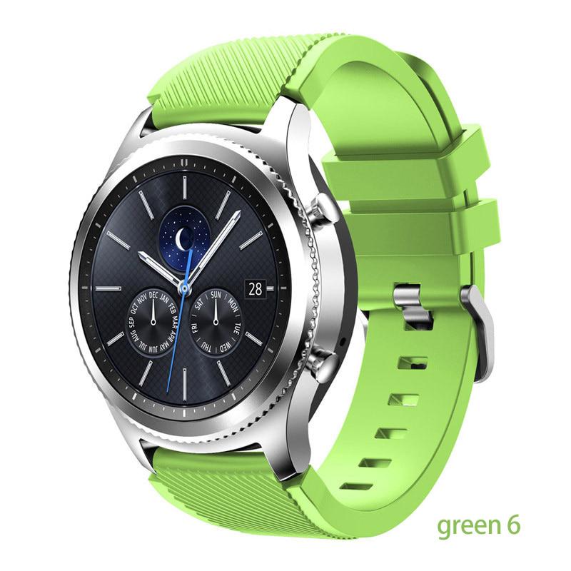 20mm 22mm Band for Samsung Galaxy Watch 4/Classic/46mm/42mm/active 2 Gear s3/S2 Silicone Bracelet Huawei GT/2/GT2/3 Pro Strap