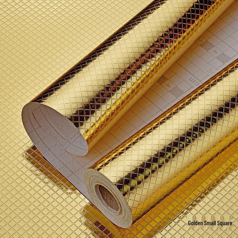 Waterproof Self-Adhesive Aluminum Foil Kitchen Stickers: Oil-Proof, Moisture-Resistant, and Thickened for Walls and Cupboards.