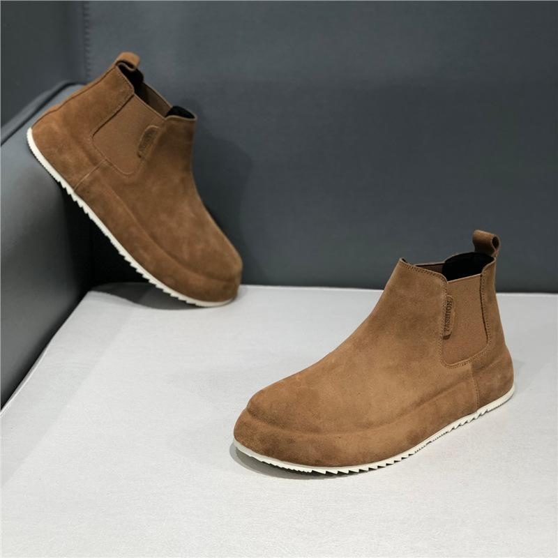 

Winter new British style short boots cover feet platform casual shoes comfortable and warm tide jw 38