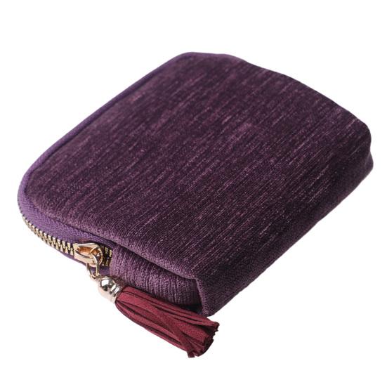 Sac à Bijoux Grande Capacité Fermeture Éclair Portable Organisateur de Bijoux de Voyage Multi-Compartiments Pochette de Rangement pour Bijoux