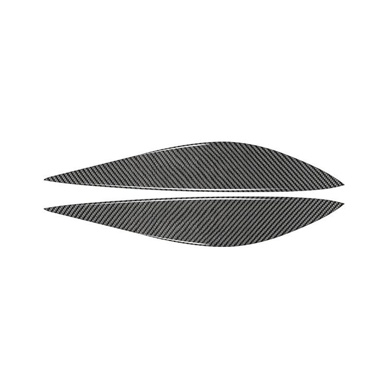 Kohlefaser Auto Frontscheinwerfer Zierleisten Scheinwerfer Augenbrauenrahmen Dekoration Aufkleber Für Mercedes Benz C-Klasse W204 2007-2014