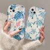 Літній Чохол З 3D Хвилею та Малюнком Черепахи Для OPPO Realme 12 11 10 9 8 7 7i 6 5 Pro Plus C67 C55 C31 C35 C11 C12 C15 C20 C21Y