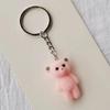 Kitten Cat Charm Keychains Women Car Keyring Backpack Handbag Charm Pendant