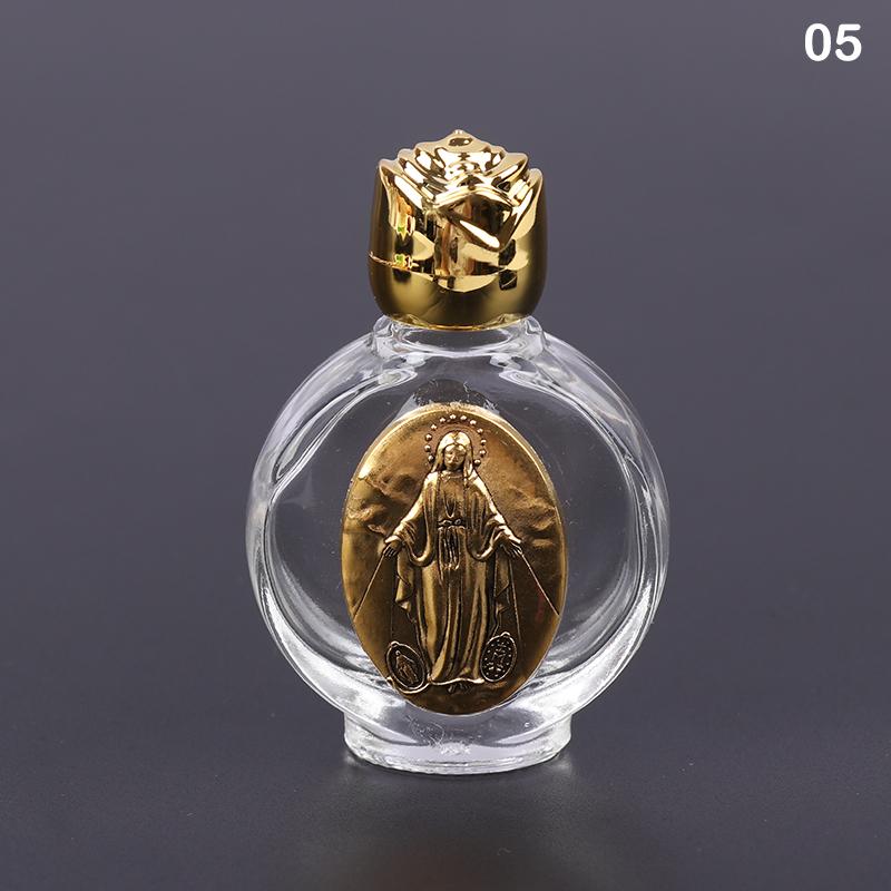 22 typů svěcené vody Ježíšova láhev Láhev náboženského kříže Láhev křesťanské panny Socha Láhev Láhev na svěcenou vodu