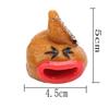 3PCS Novelty Funny Gift Gadgets, Poop Keychain, Prank Squeeze Tongue, Tricky Stress Relief, Relax Toys, Poop Squeezing Fun Toy