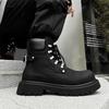 Men Women Martin Boots Autumn Winter Casual Ankle Boots Non‑Slip Wear‑Resistant Lace‑Up Shoes Outdoor Daily Footwear