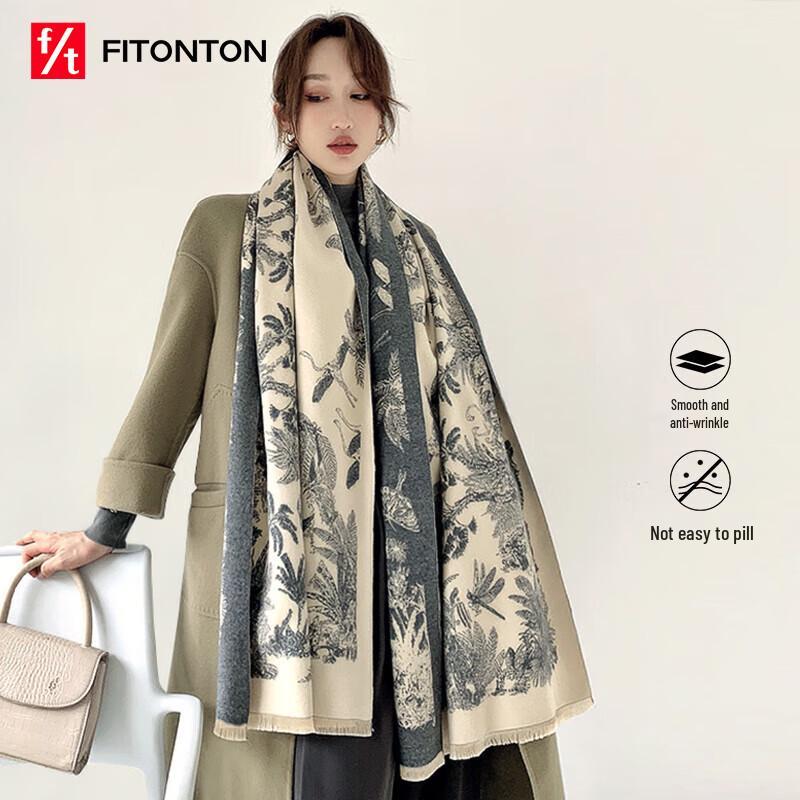 

FitonTon Women s Dual-Use Warm Winter Shawl Scarf