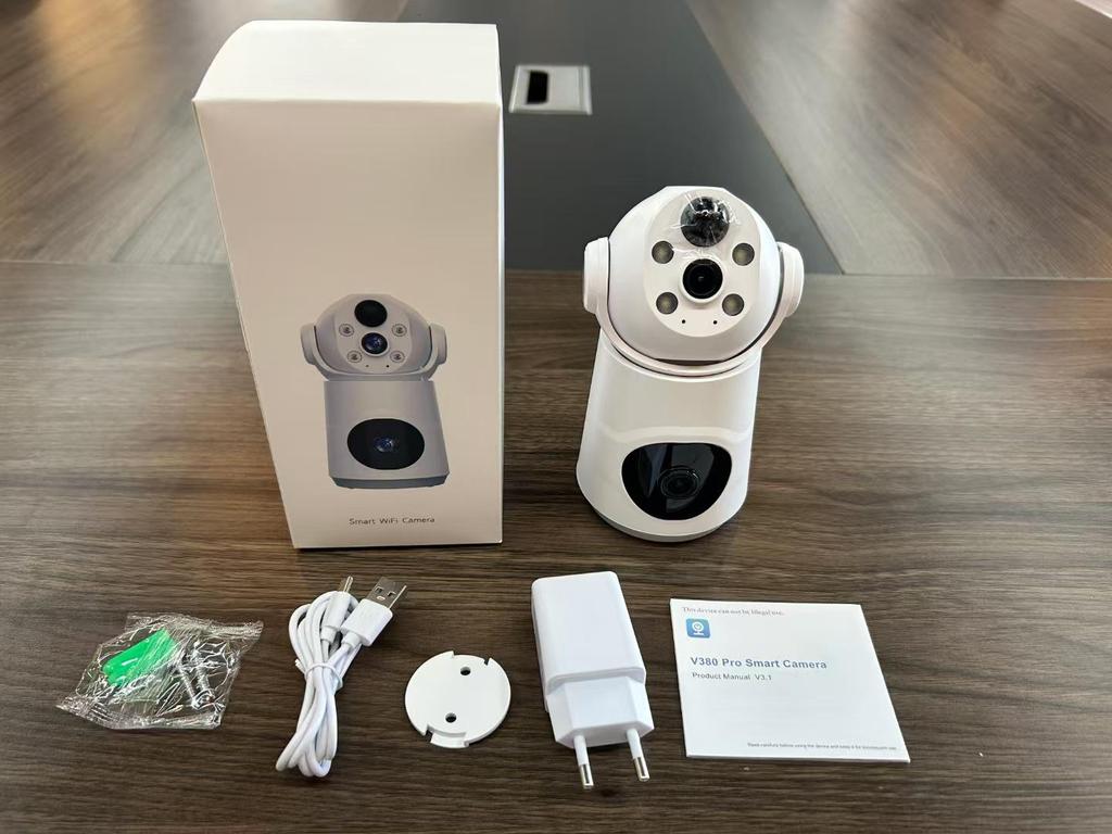 V380 Smart Baby Monitor: 4G Remote HD Camera with Large Capacity Battery for Home.