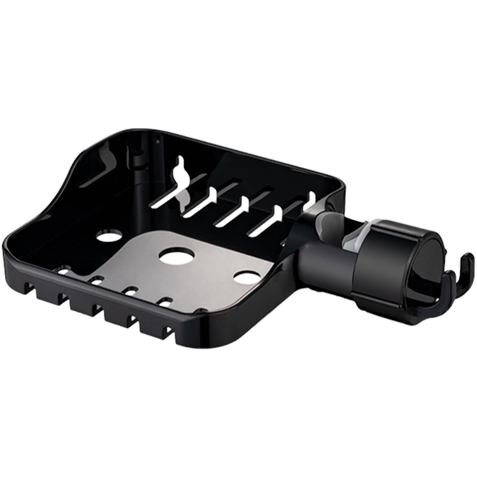 

Регулируемый держатель для мыльницы с зажимом на подносе для душевой штанги из АБС-пластика, для организации пространства на кухне, для экономии места на мыльнице 2