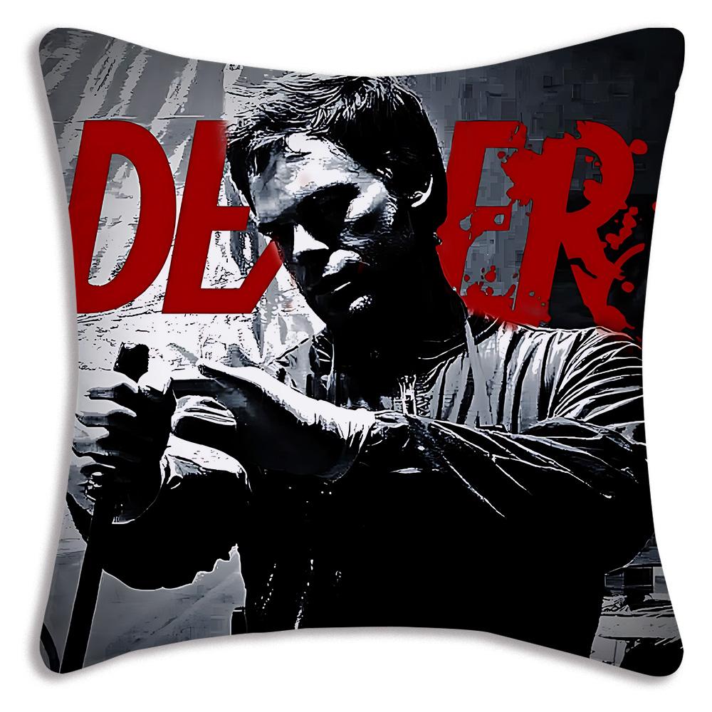 Copricuscini Classici Film D-Dexter Morgans Cartone Animato Divano Decorativo Casa Stampa Double-sided Corto Peluche Carino Copricuscino