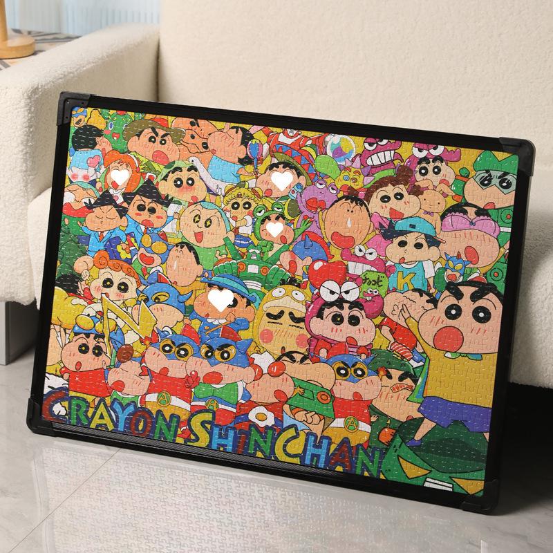 Настенный пазл из 500 элементов, черно-белый, с 10 фоторамками