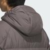 Adidas Lang Dun Komfortabel Lang Varm Allsidig Dunjakke Unisex Yttertøy Kullgrå JW6741