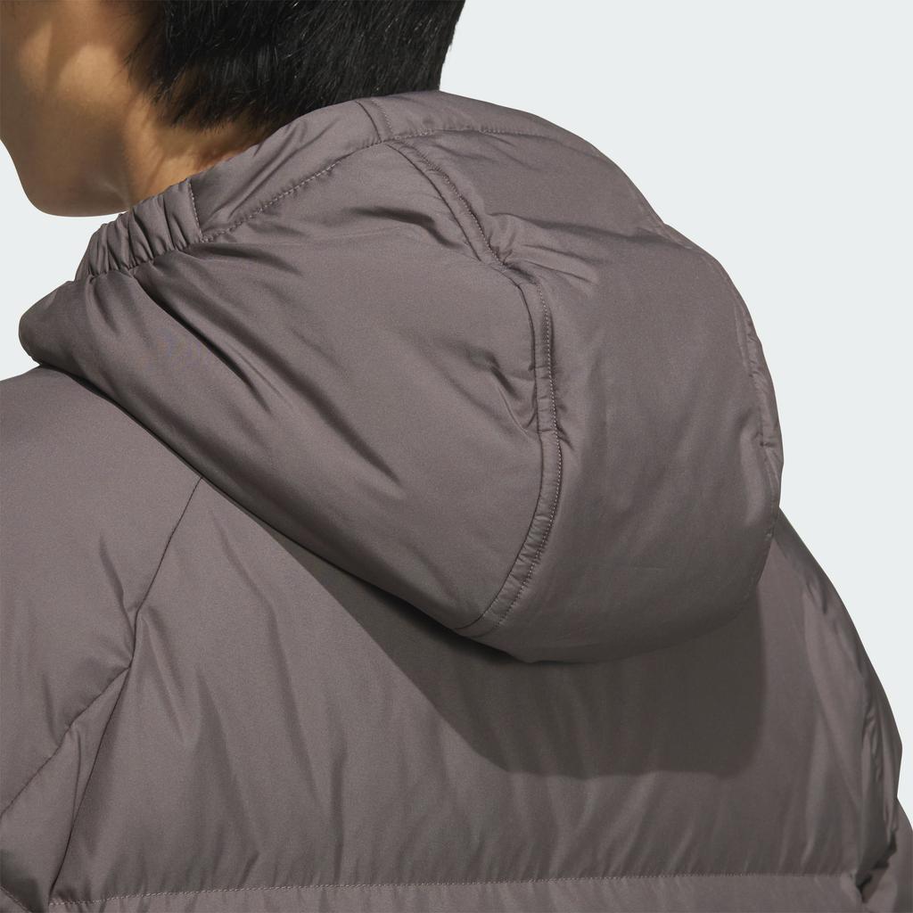 Adidas Lang Dun Komfortabel Lang Varm Allsidig Dunjakke Unisex Yttertøy Kullgrå JW6741