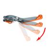 Adjustable Clutch Brake Lever Fit for YAMAHA XSR900 XSR900GP MT-09 24-25 Orange