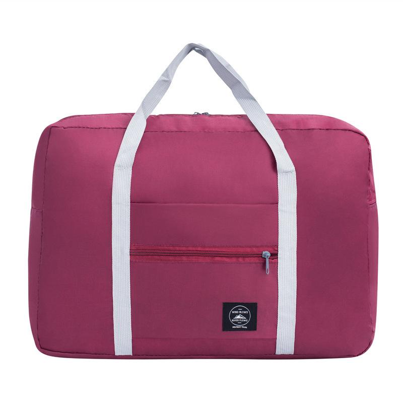 Cestovní kabelka Cestovní taška Cestovní úložná taška Velká kapacita Jedno rameno Taška do letadla Dámská voděodolná skládací taška