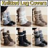 Lace Knitted Leg Covers Sweet Women's Leg Warmers Fashion Mid-tube Socks  Autumn/Winter