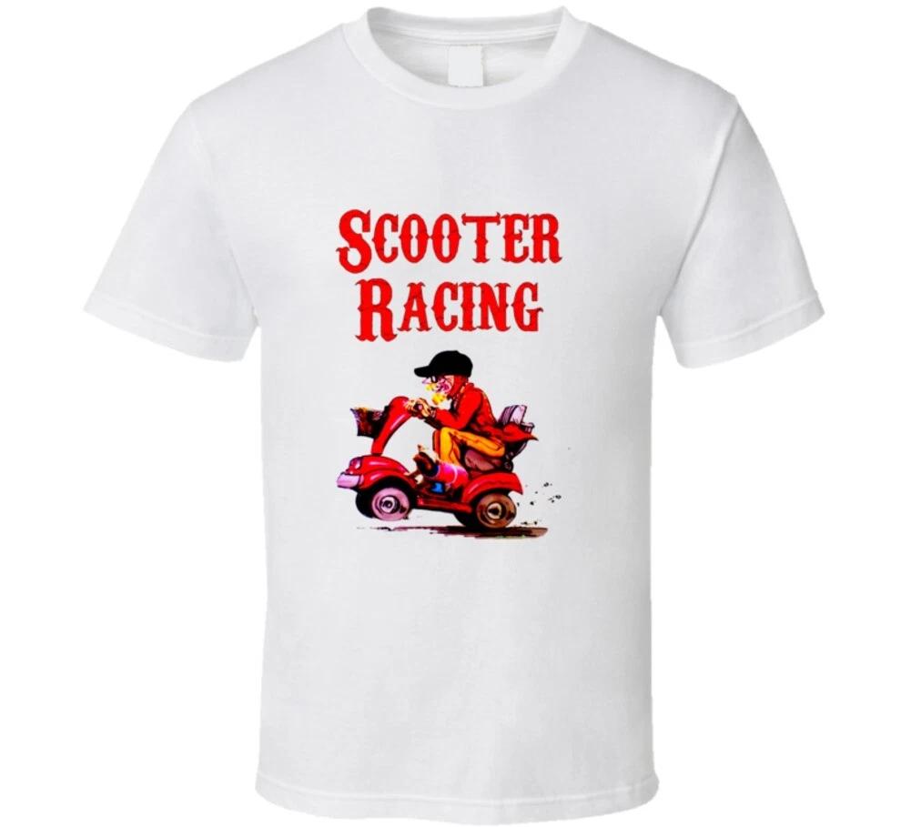 Scooter Racing Grandpa Retired Funny Gift T Shirt S