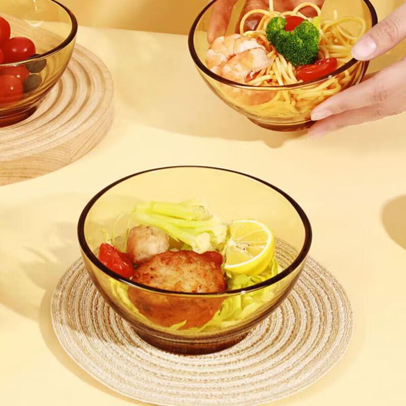 Yileya XQ-08 High Borosilicate Glass 6-Piece Tableware Set