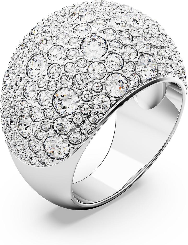 Swarovski Ring Moon White Rhodium Plated Metal . .be Fashion 5677133