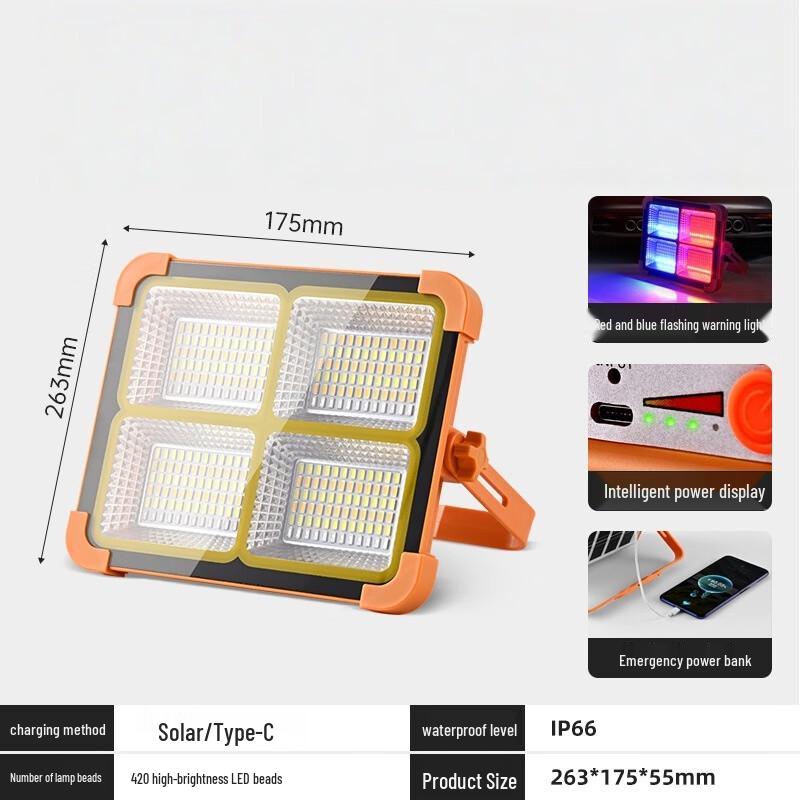 UOSU 9000W Rechargeable Camping Floodlight