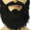 Elastic Band Fake Beard Mustache Soft Hair Facial Hair Props New Halloween Beard  Cosplay