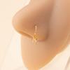 Women'S Fashion Pendant Nose Ring Hanging Lightning Full Drill Nose Ring Pendant Cartilage Earrings Jewelry