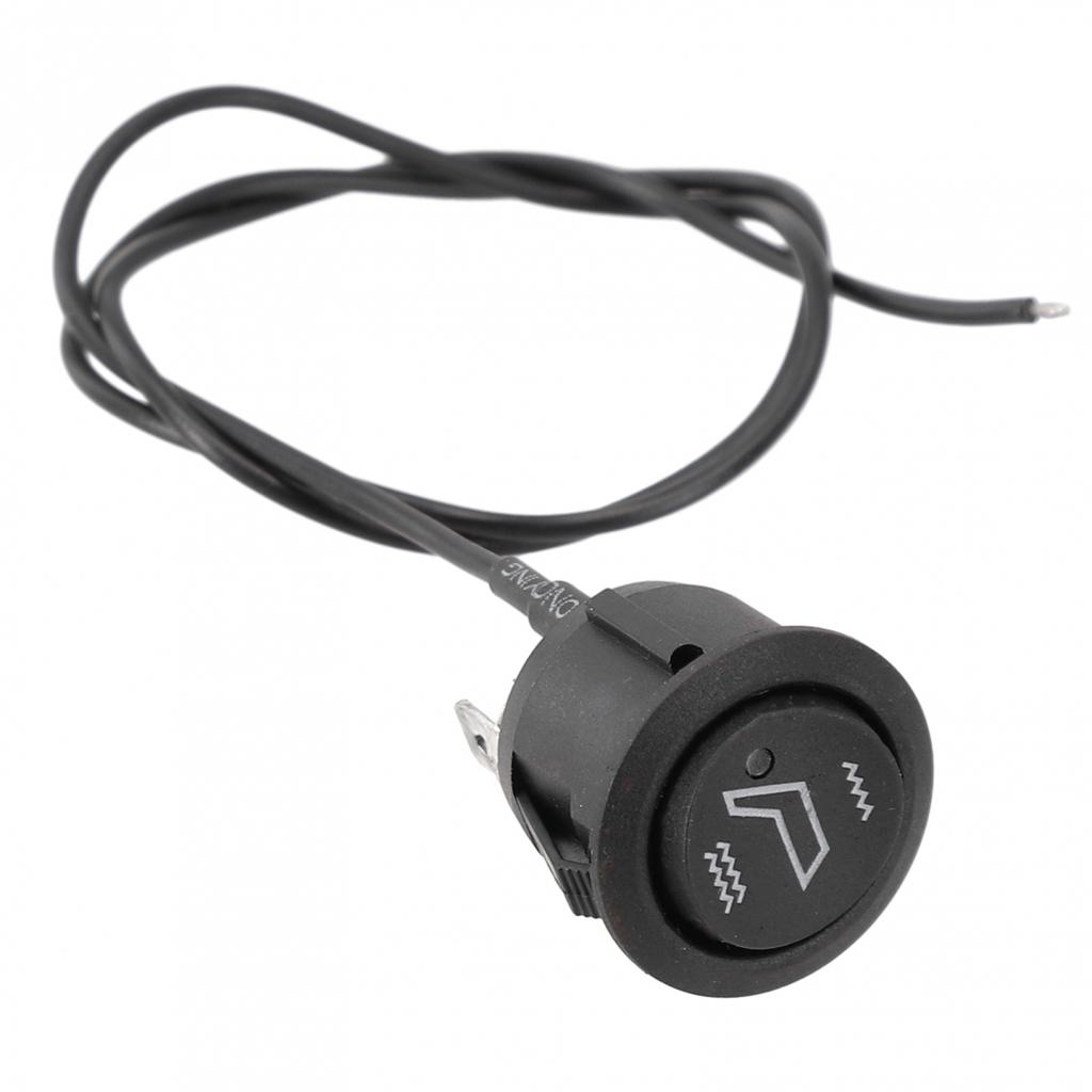 Seats Switch Rocker Hi/Low Off Round Heated 12V 1Pc