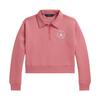 Ralph Lauren Mädchen Fleece Viertel Reißverschluss Crop Sweatshirt
