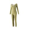 Women's Double-Sided Velvet Thermal Underwear Set - Self-Heating, Seamless Long-Sleeve Top & Pants for Autumn/Winter