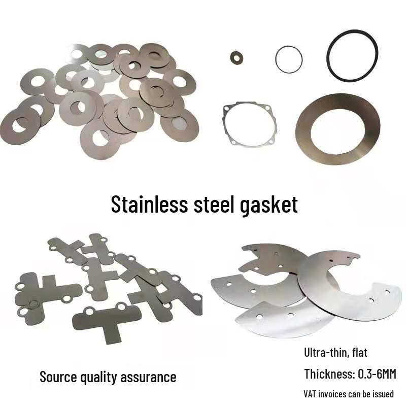 304 Stainless Steel Ultra-Thin Flat Washer U-Shaped Gasket (0.02-8mm)