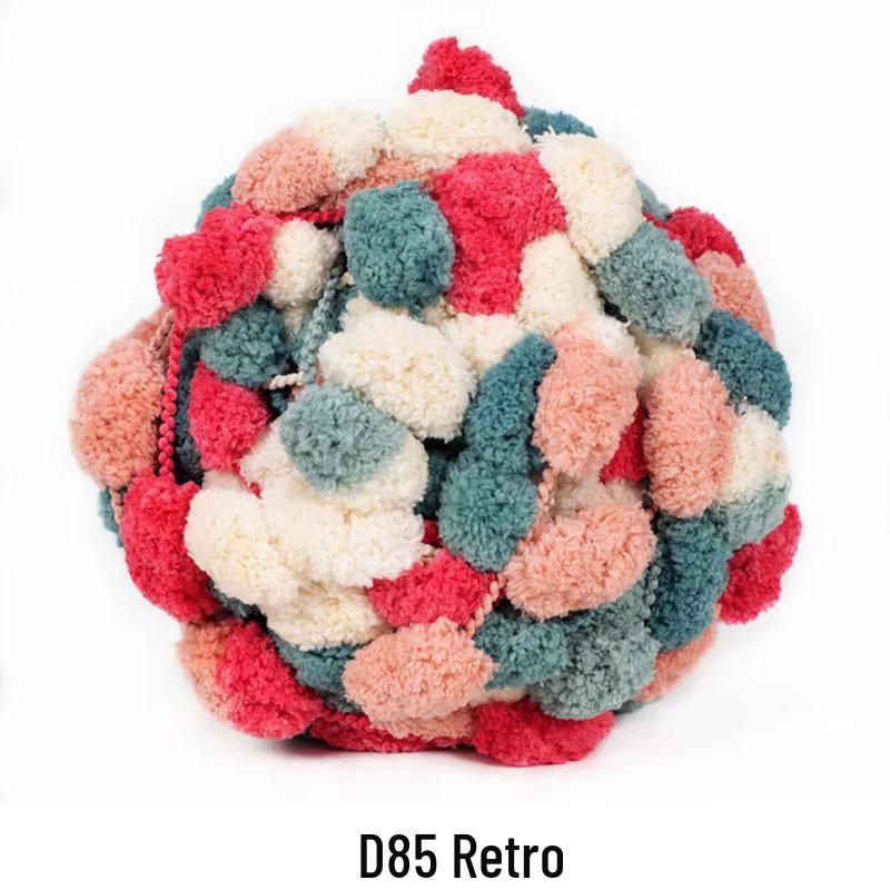 Chunky Wool Yarn for Knitting Blankets - Large Ball for Cushions, Carpets, and DIY Projects.