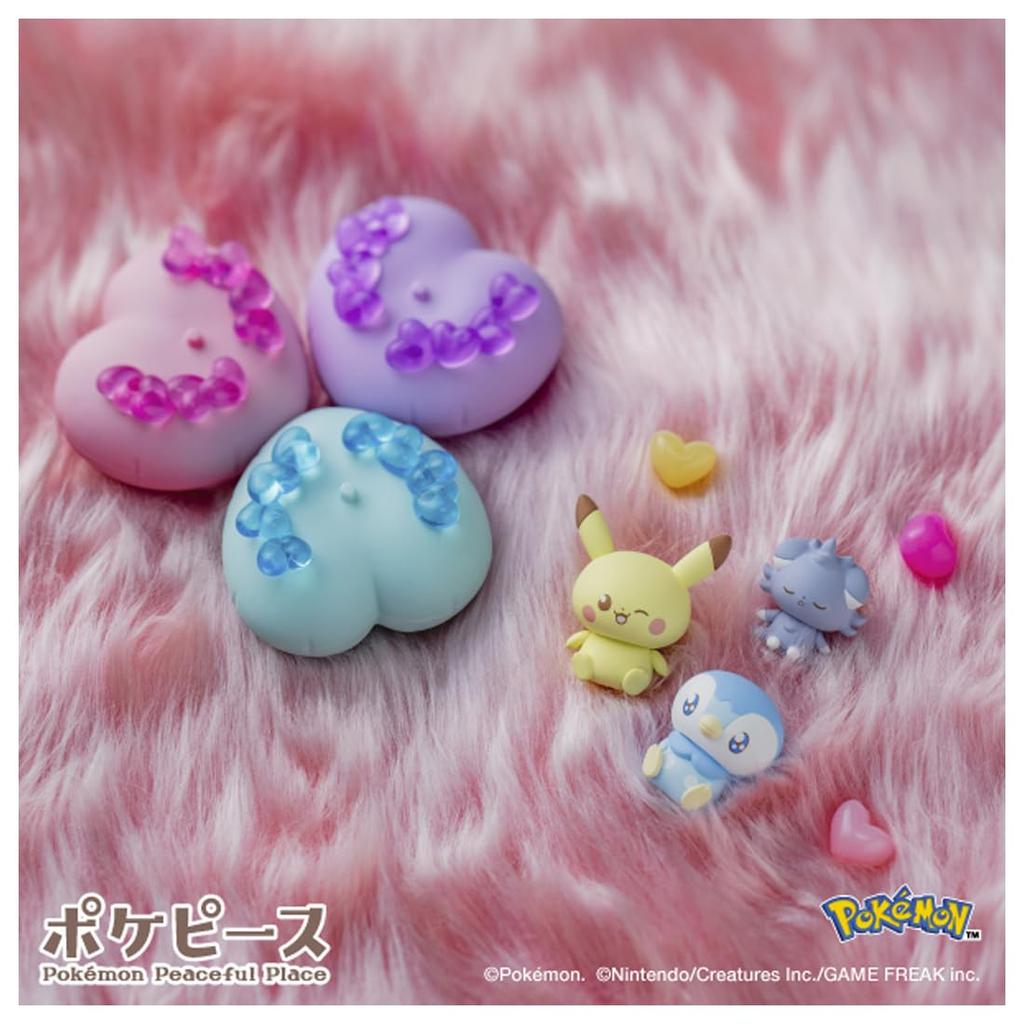 TAKARA TOMY Pokémon Pocket Monster PokéPiece Heart-filled Pikachu Peaceful Doll