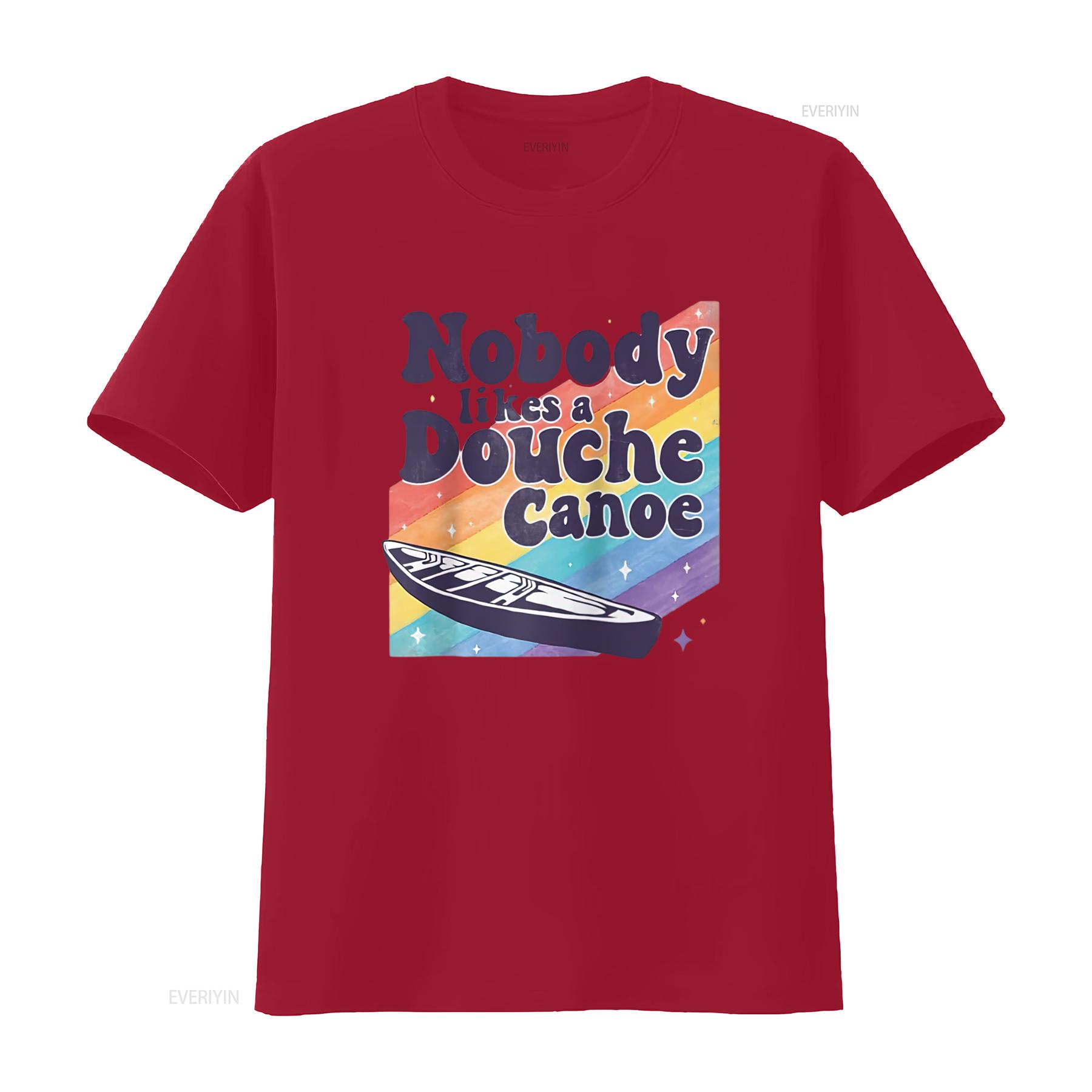 

Funny don t be a douche canoe saying Raglan Baseba Cute Women s Casual Shirt Stylish with vintage Washed Unisex Slightly S