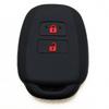 IKT 2 Button Silicone Cover for Keyless Keyless Keyless Keys, Black Red, Sienta, Vitz,