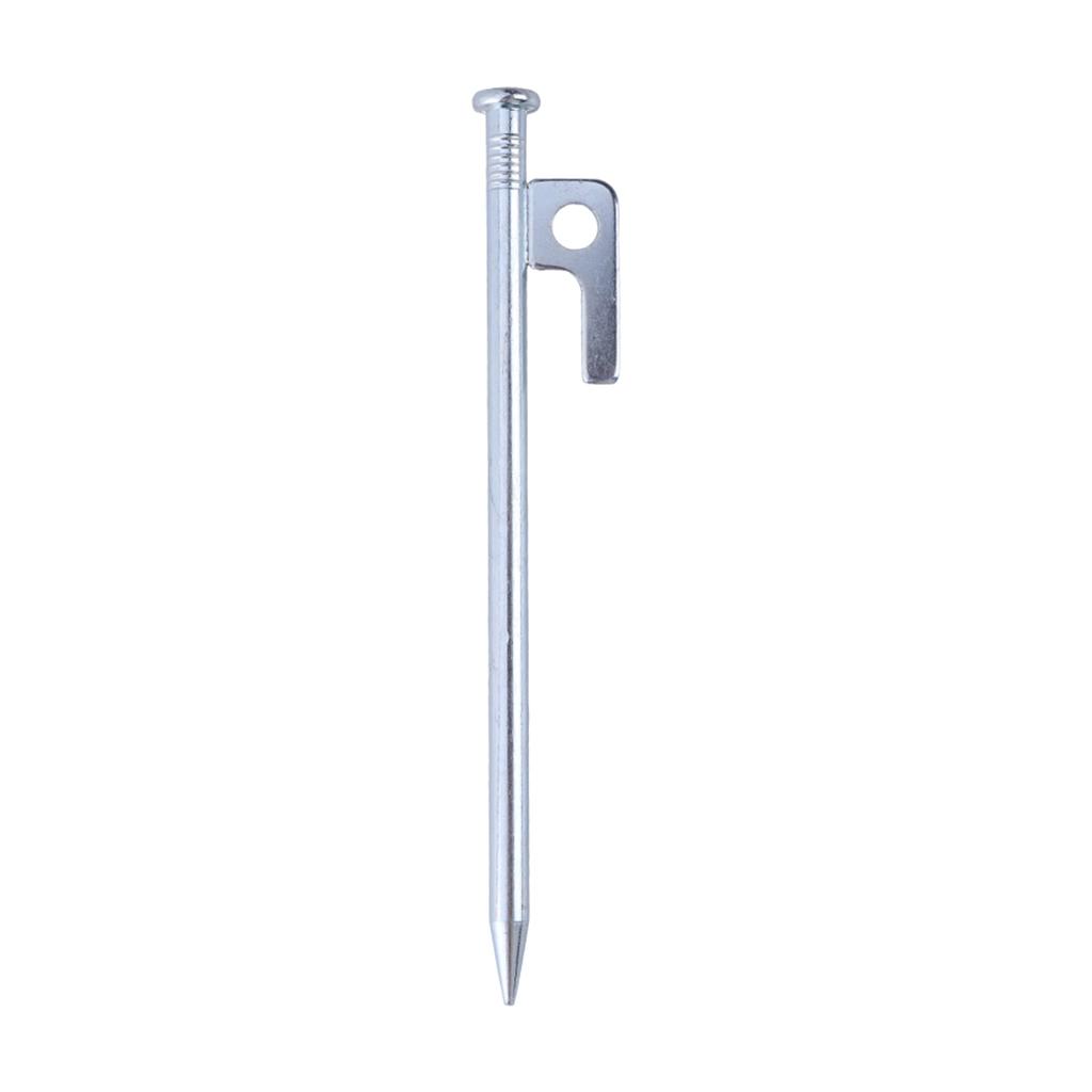 4 Pcs Heavy Duty Tent Peg Durable Camping Peg Lengthen Steel Tent Stakes Outdoor Ground Anchors Adjustable Ground Nails