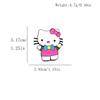 Hello Kitty Retro Cute Cartoon Badge Brooch - Sanrio Pin with Bag Packaging