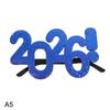 2026 Number Eyeglasses Happy New Year Glasses Diamond Glitter Sunglasses Cosplay Prop Xmas Party Decoration Funny Glasses