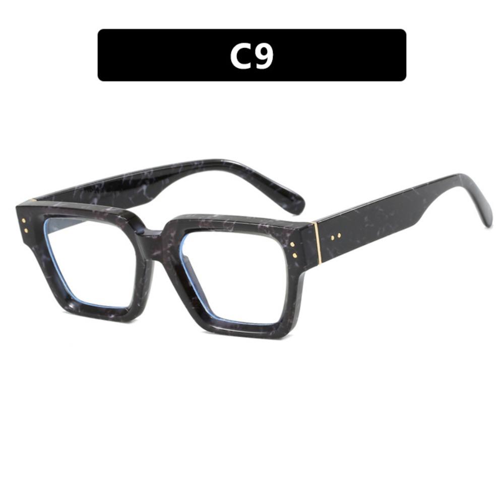 UV400 Square Frame Sunglasses Rice Nail UV400 Sun Glasses Multicolor Lenses Eyewear  Women