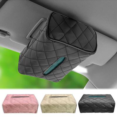 Θήκη Fine Texture Tissue Case Πρακτική ελαφριά αντηλιακή αλεξήλιο αυτοκινήτου Κουτί αποθήκευσης για διακοσμητικά αυτοκινήτων
